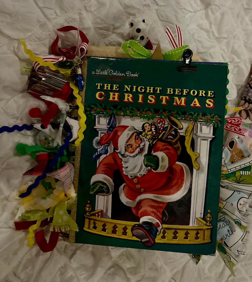 Art Journal Night Before Christmas Golden Book