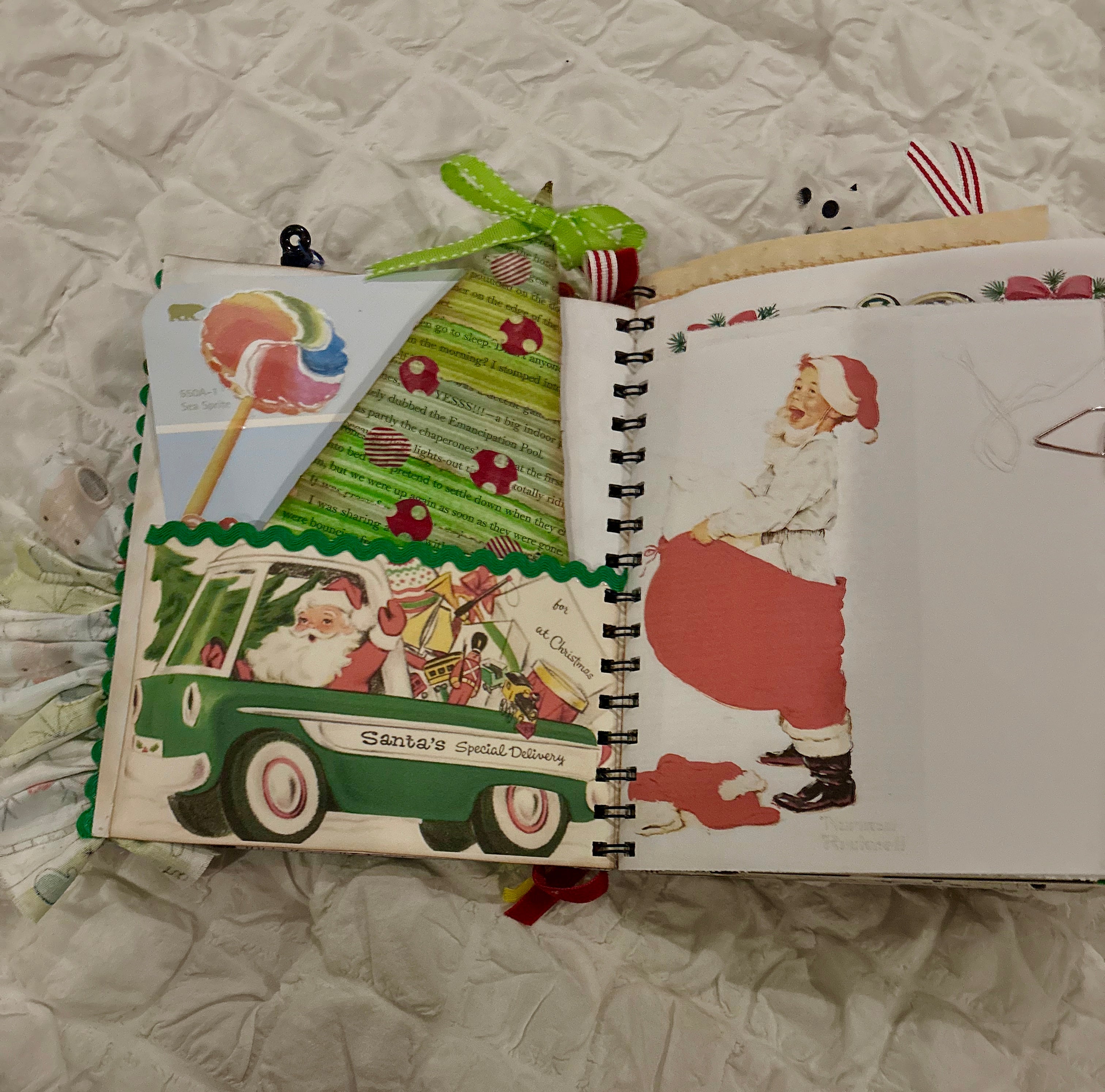 Art Journal Night Before Christmas Golden Book