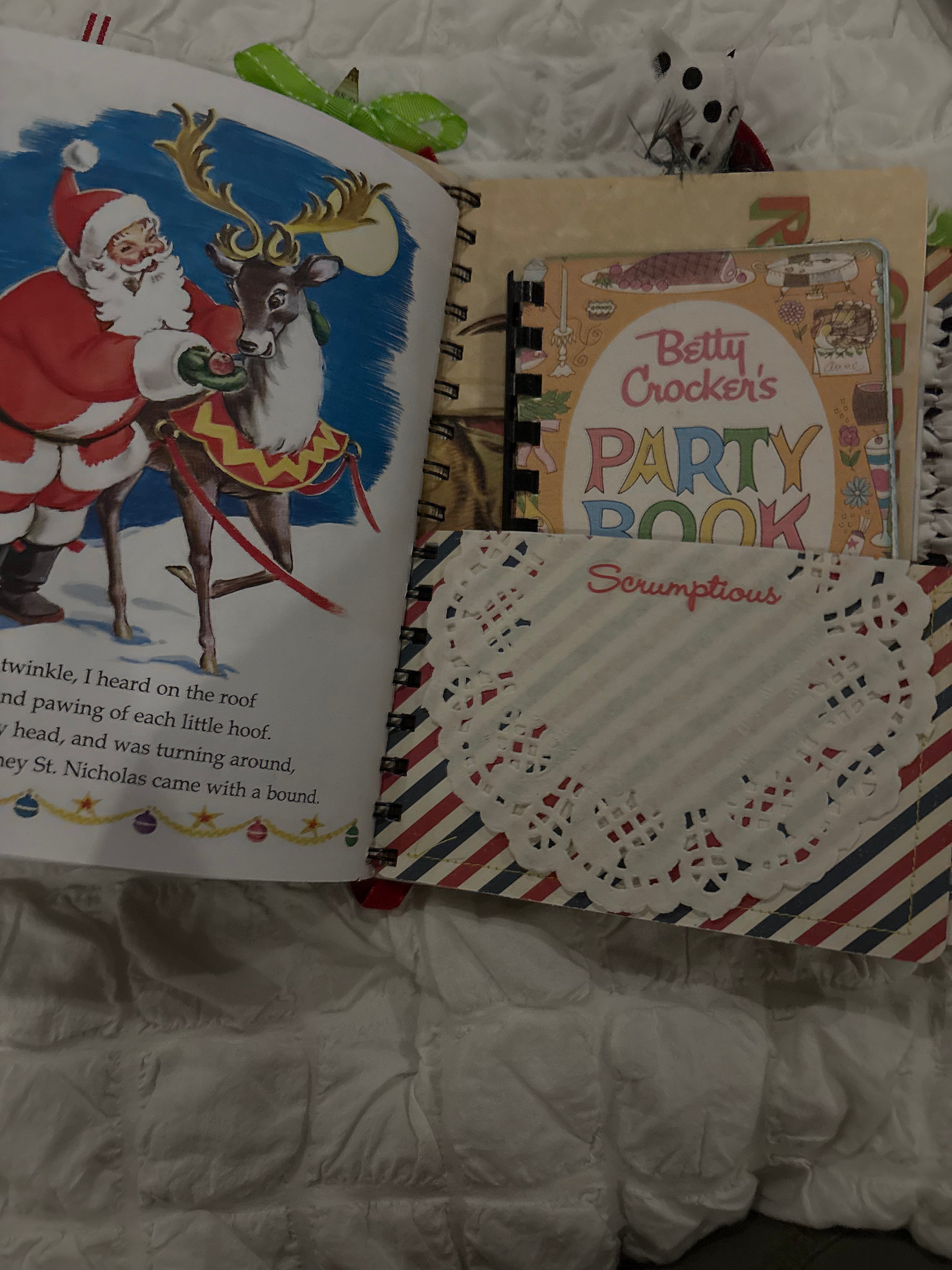 Art Journal Night Before Christmas Golden Book
